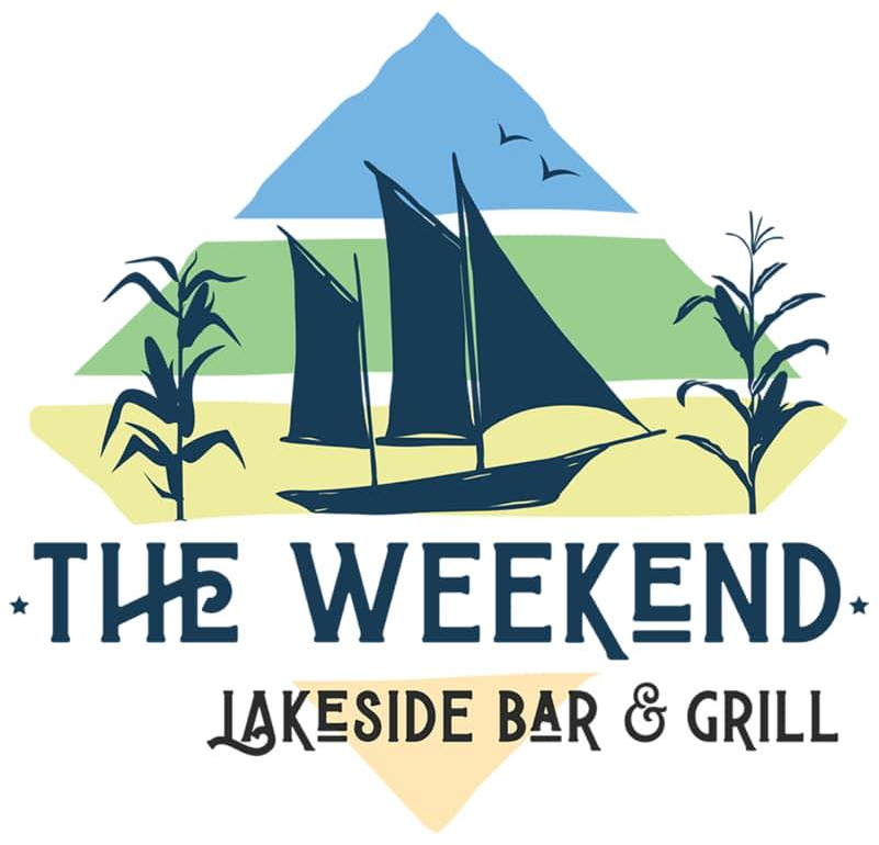 The Weekend Lakeside Bar and Grill logo