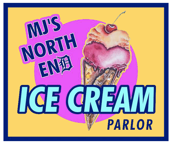 MJ's Ice Cream Parlor logo