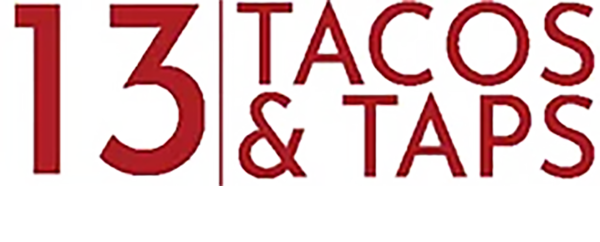 13 Tacos and Taps logo