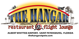 The Hangar Restaurant & Flight Lounge logo