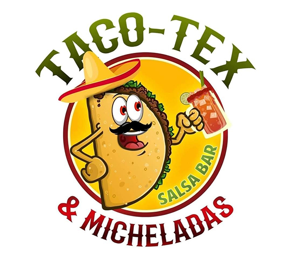 Taco-Tex and Micheladas logo