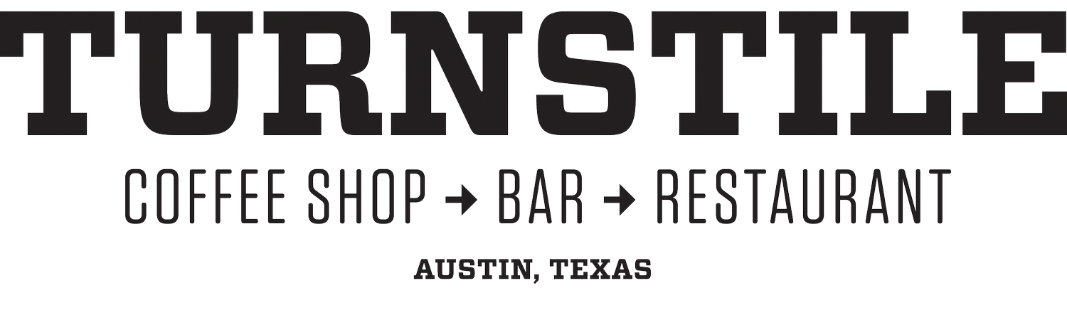 Turnstile Coffee Beer Cocktails and Burgers logo