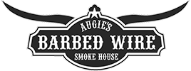 Augie's Barbed Wire Smokehouse logo