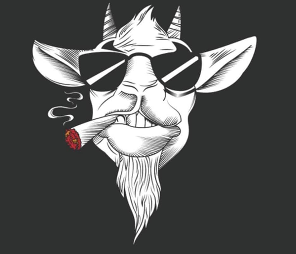 Smoking GOAT Pub logo
