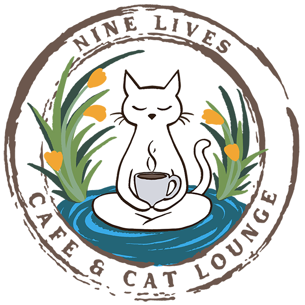 Nine Lives Cafe & Cat Lounge logo
