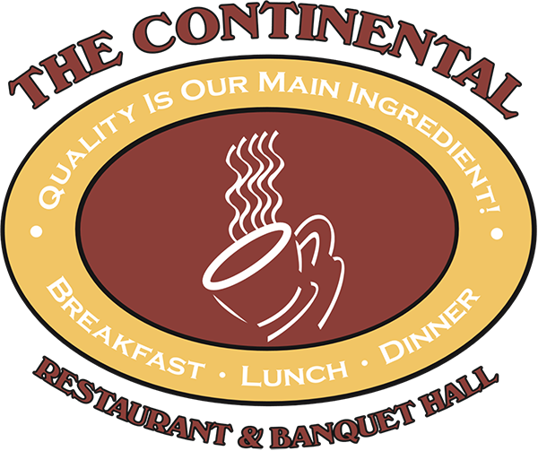 The Continental Restaurant and Banquets logo