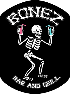 BONEZ BAR AND GRILL logo