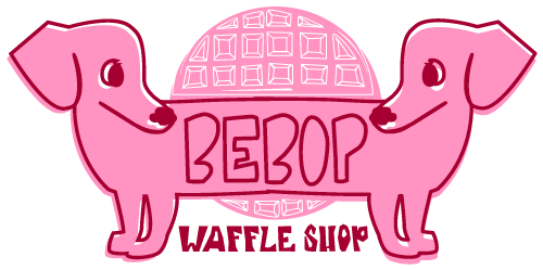 Bebop Waffle Shop logo