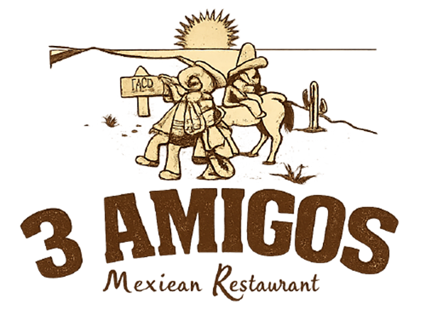 3 Amigos Mexican Restaurant logo