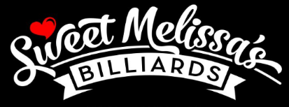 SWEET MELISSA'S BILLIARDS logo