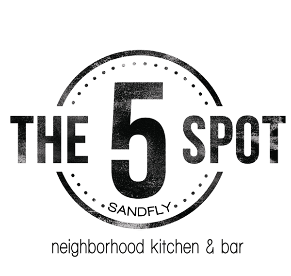 The 5 Spot Sandfly logo