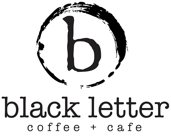 Black Letter Coffee + Cafe logo