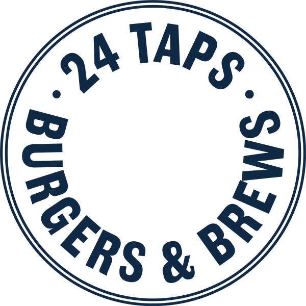24 Taps Burgers & Brews logo