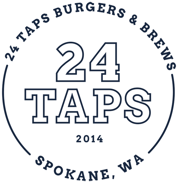 24 Taps Burgers & Brews logo