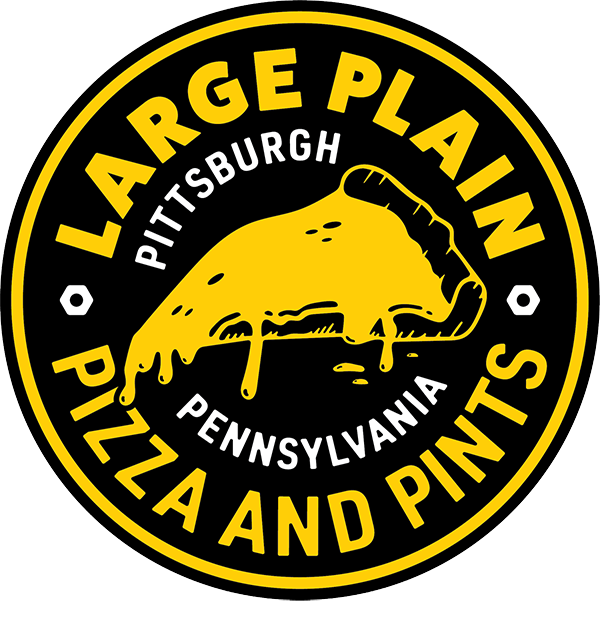 Large Plain Pizza and Pints logo
