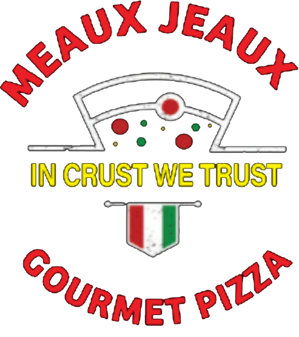 Meaux Jeaux Pizza logo