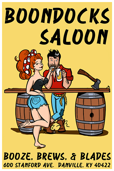 Boondocks Saloon logo
