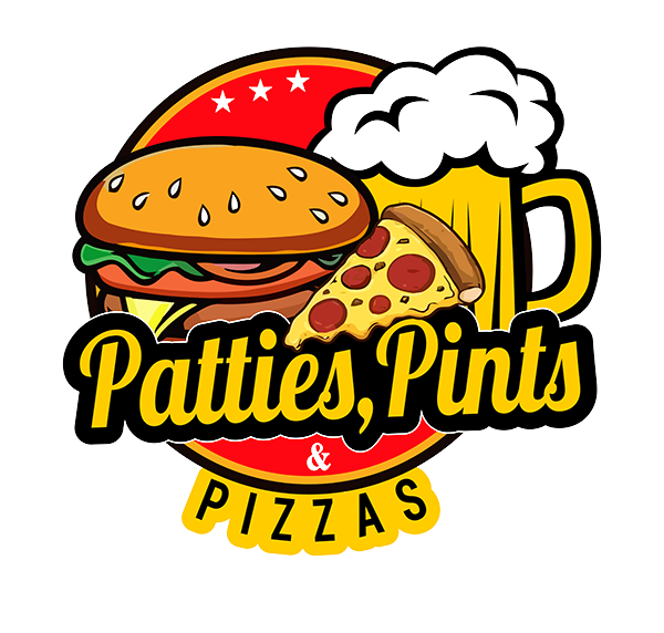 Patties, Pints, & Pizzas logo