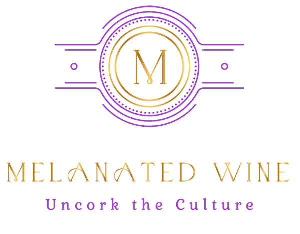 Melanated Wine and Spirits logo