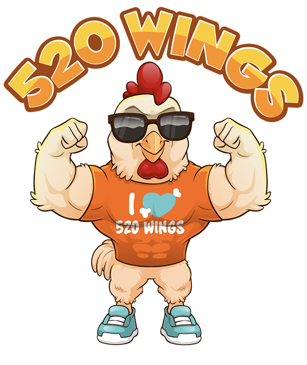520 Wings logo