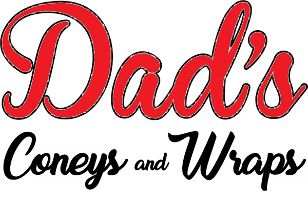 Dad's Coneys and Wraps Graceland logo