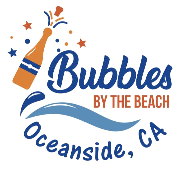 Bubbles by the Beach logo