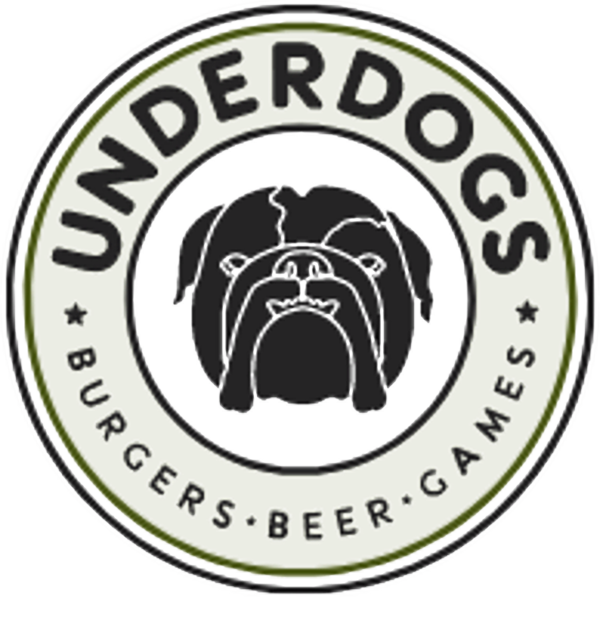 Underdogs Burgers & Brews logo