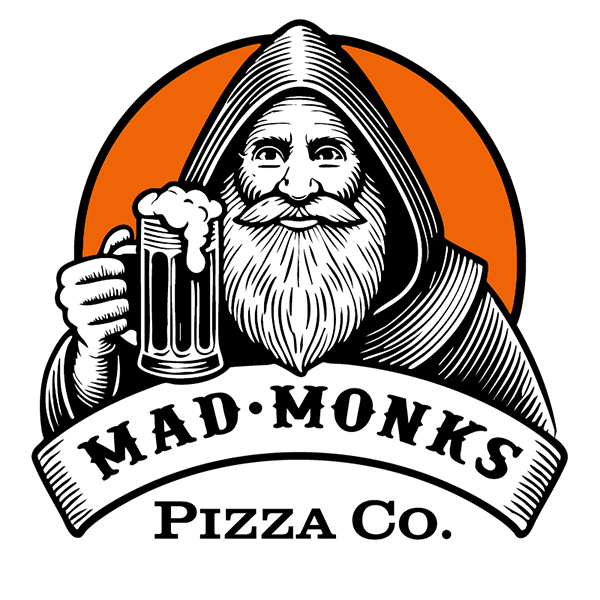 Mad Monks Pizza logo