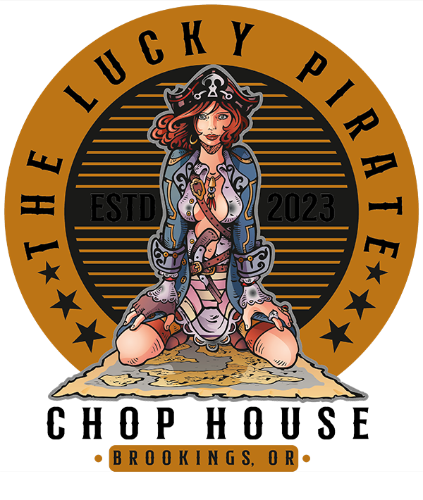 The Lucky Pirate Chop House logo