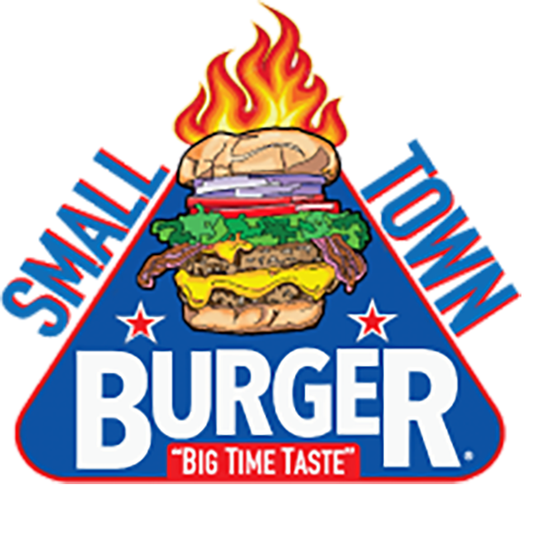 Small Town Burger Urbanna logo
