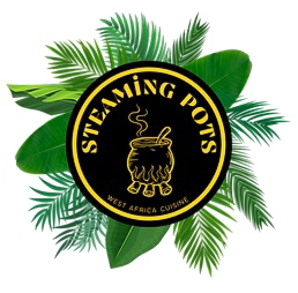 Steaming Pots West Africa Cuisine logo