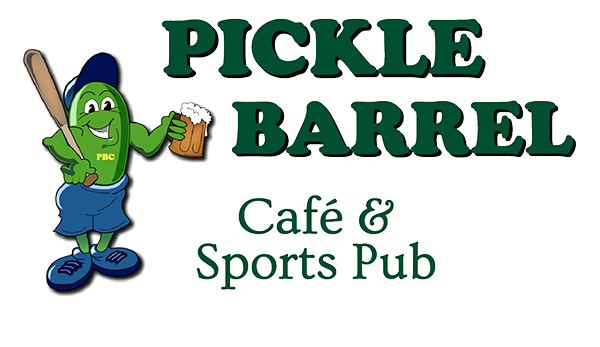 Pickle Barrel Cafe & Sports Pub-Gray logo