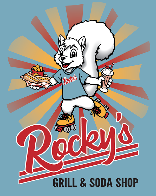 Rocky's Grill & Soda Shop logo