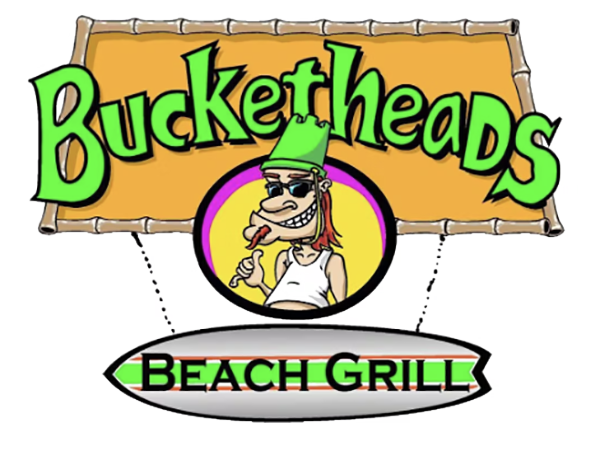 Bucketheads Beach Grill logo