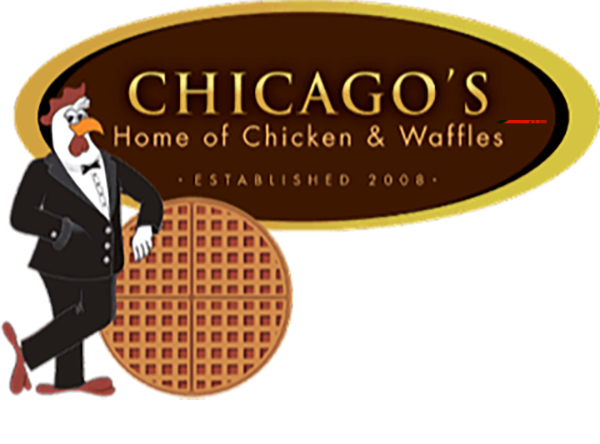 Chicago's Home of Chicken and Waffles logo