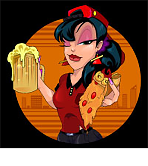 Gnarly Girl Pizza logo