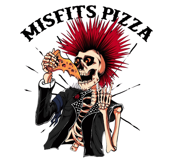 Misfits Pizza logo