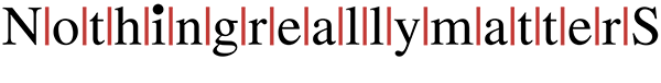 Nothing Really Matters logo