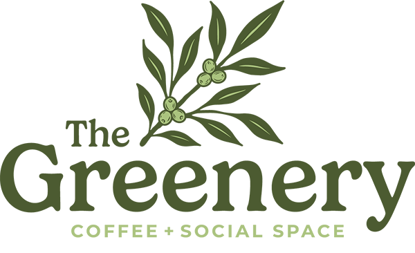 The Greenery: Coffee + Social Space logo