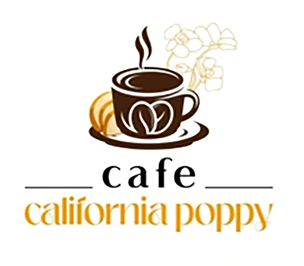 Cafe California Poppy logo