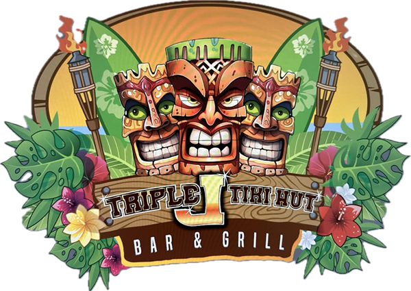 TRIPLE J Tiki Hut Bar & Grill logo
