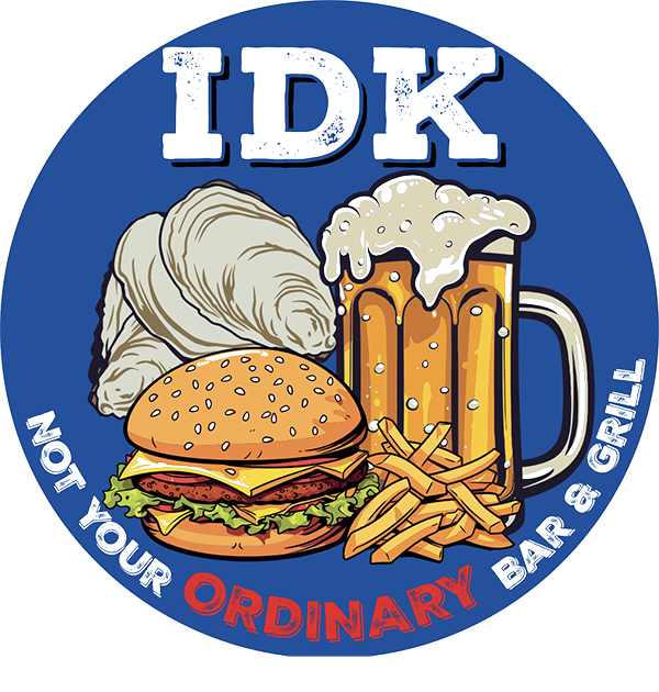 IDK Raw Bar Grill and Gaming logo