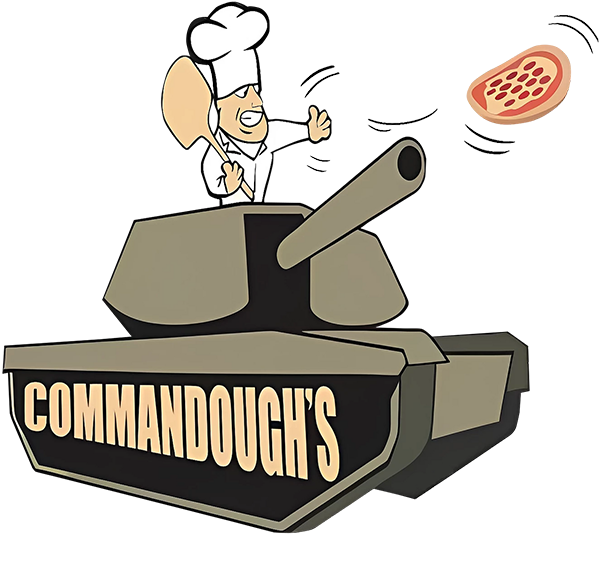 Commandough's Pizza logo