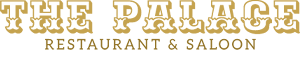 THE PALACE RESTAURANT AND SALOON logo