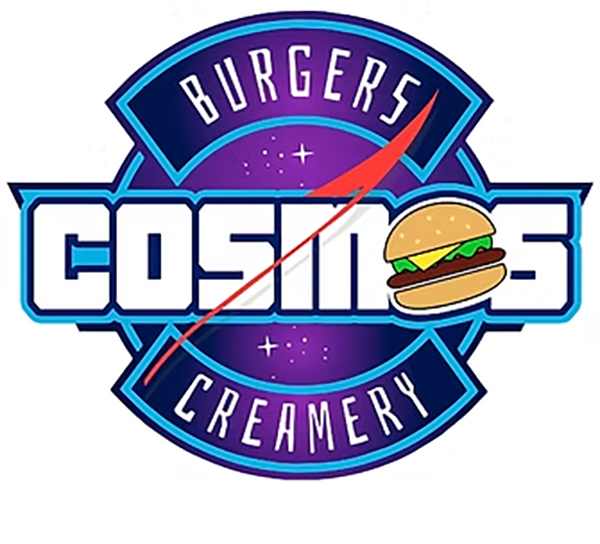 Cosmos Burgers & Creamery logo
