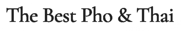 The Best Pho & Thai Restaurant logo