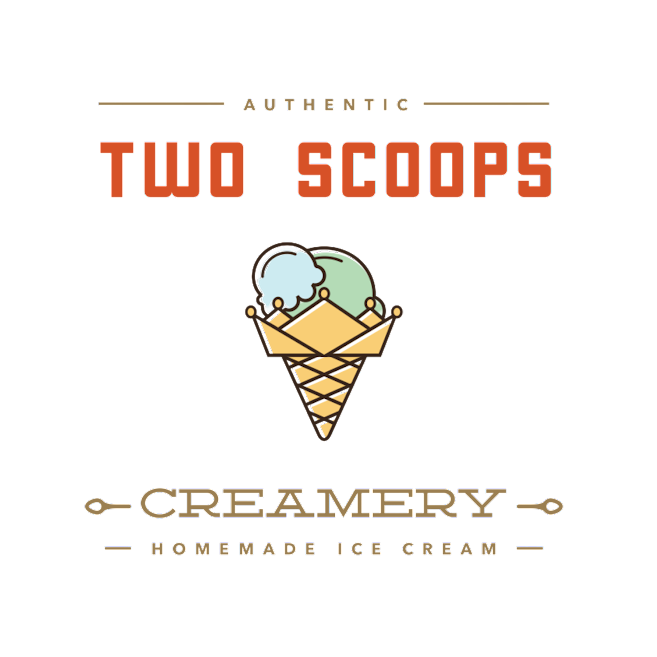 Two Scoops Creamery logo