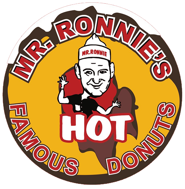 Mr. Ronnie's Famous Hot Donuts logo