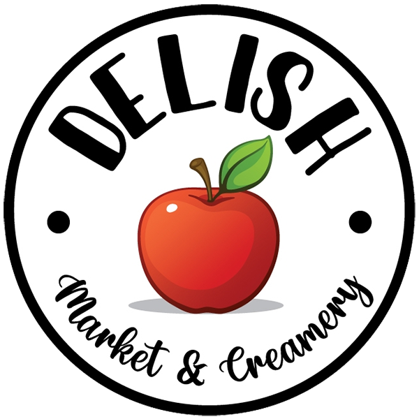 Delish Market & Creamery logo