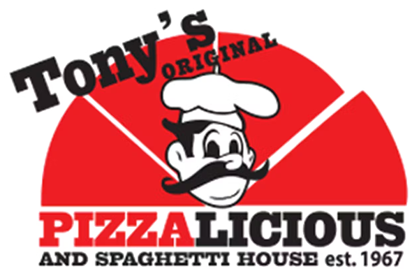 Tony's Pizzalicious logo